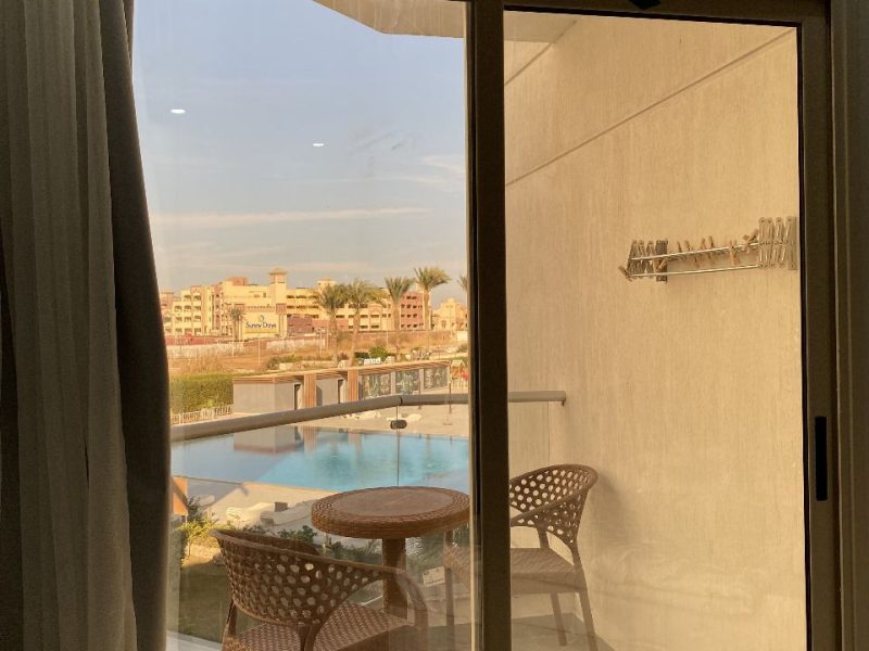 Studio with sea and pool view at Scandic Resort Hurghada