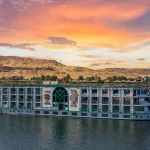Five-Star Nile Experiences aboard a luxury river cruise sailing past ancient Egyptian temples
