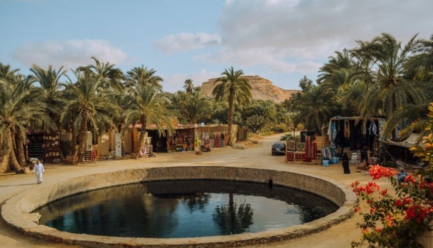 Weekend trips in Egypt featuring Siwa Oasis desert landscape and salt lakes