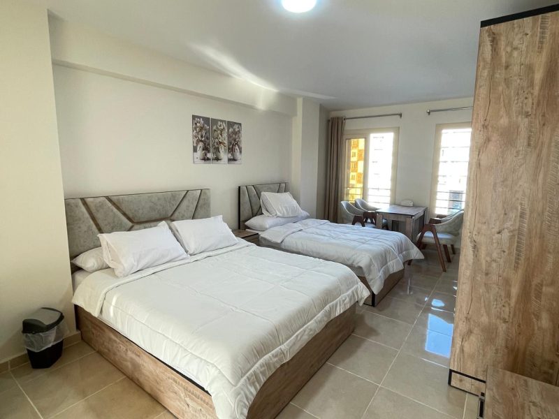 Tiba Golden Twin Studio with Sofa & Pool View – 3rd Floor