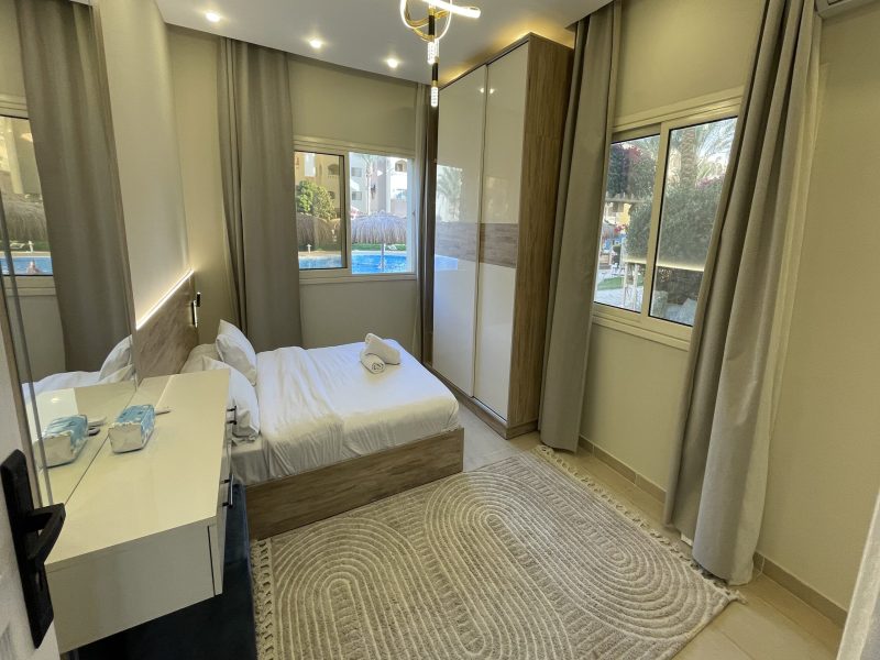 Nubia Ground Floor One-Bedroom with Pool View