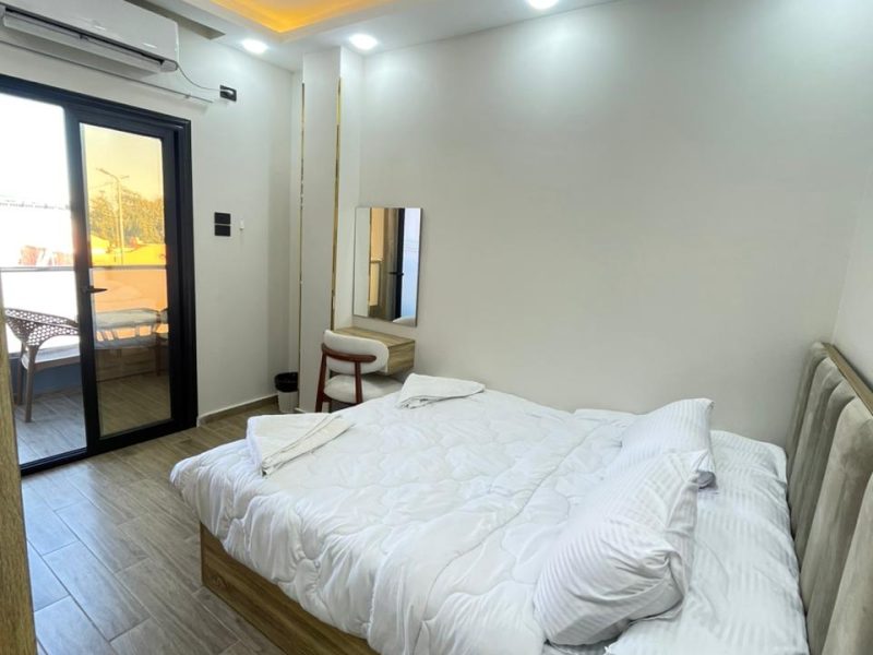 One-bedroom apartment with mosque and sea view at Vero Residence Hurghada