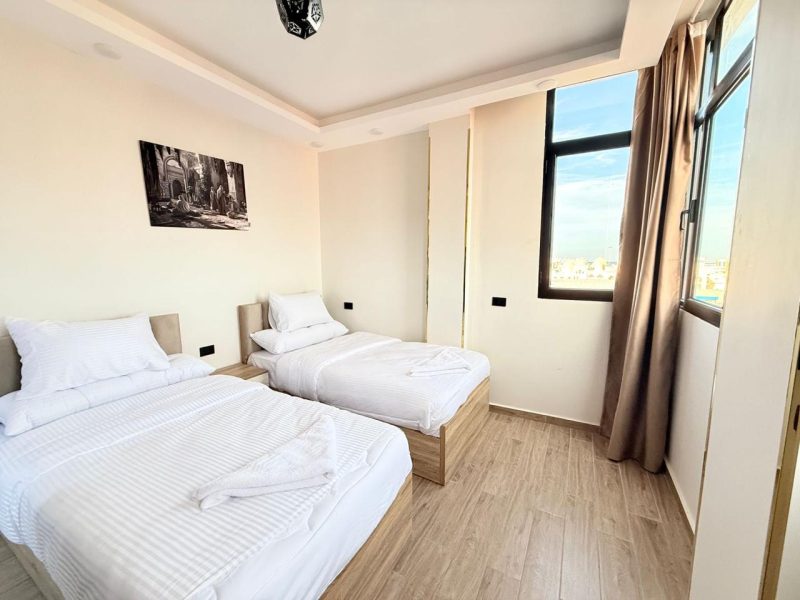 One-bedroom apartment with mosque and sea view at Vero Residence Hurghada