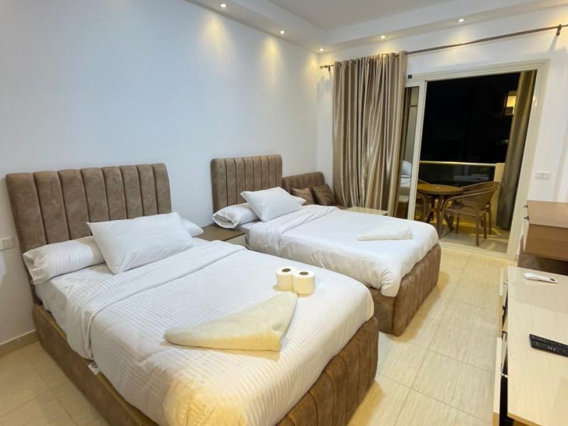 Florenza Twin Studio with Sofa Bed & Pool View – 1st Floor