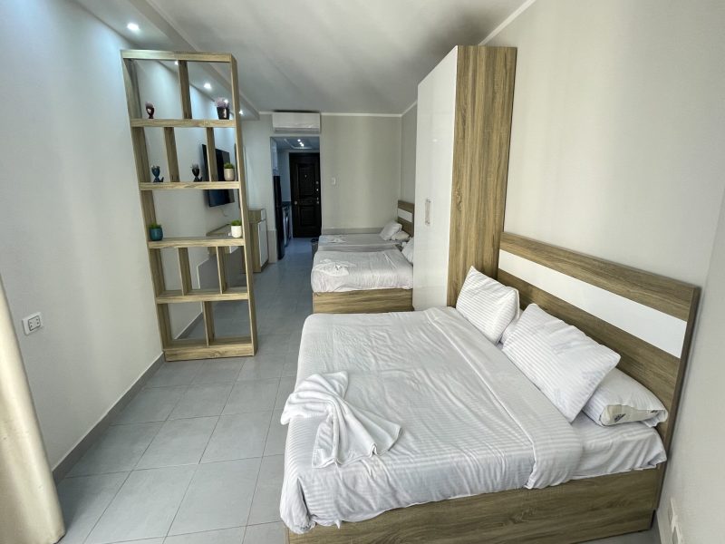 Scandic Triple-Bed Studio with Sea & Pool View