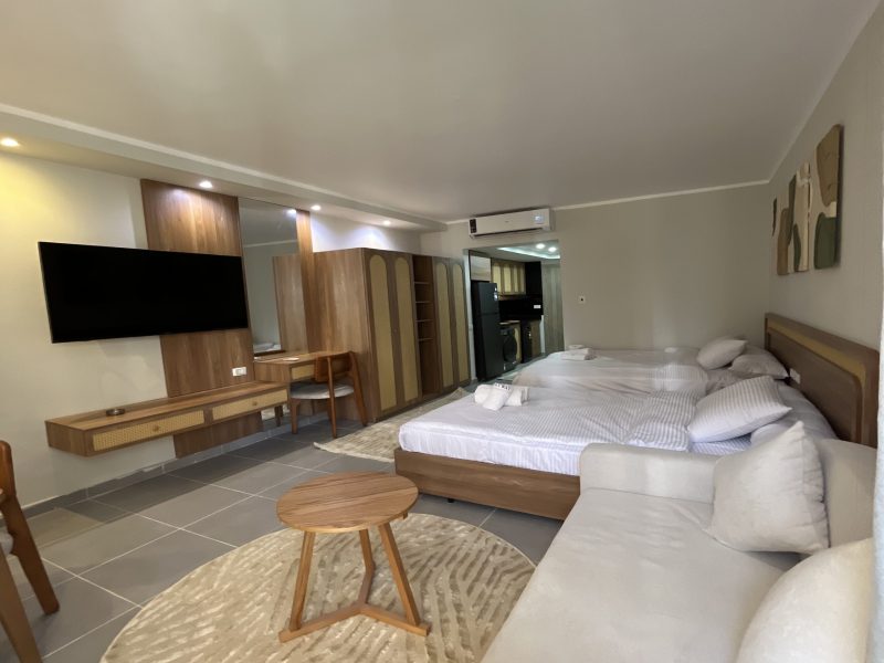 Scandic Twin One-Bedroom with Side Sea View