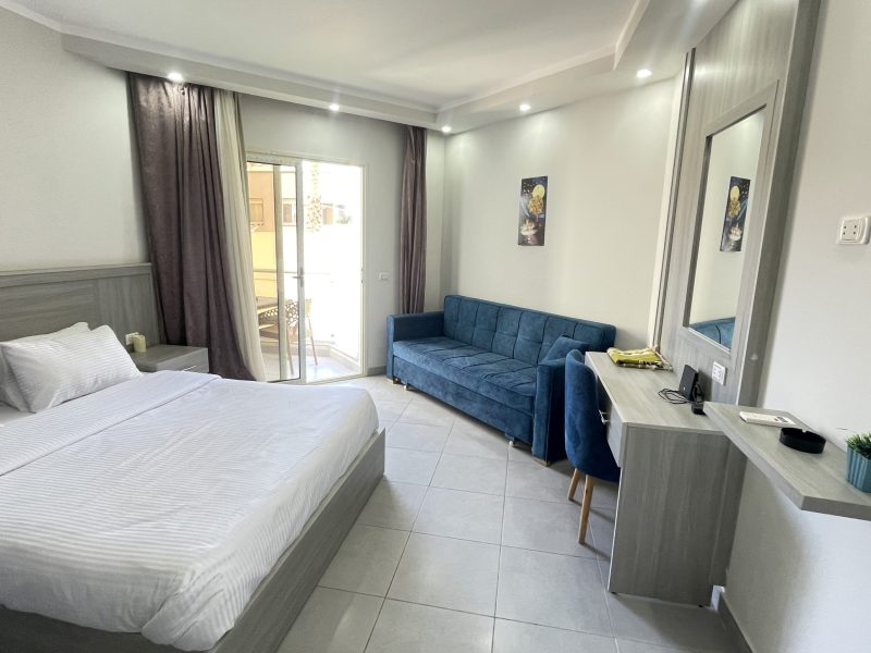 Scandic King One-Bedroom with Balcony – Back View