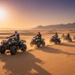 Quad biking in Hurghada desert safari in Egypt