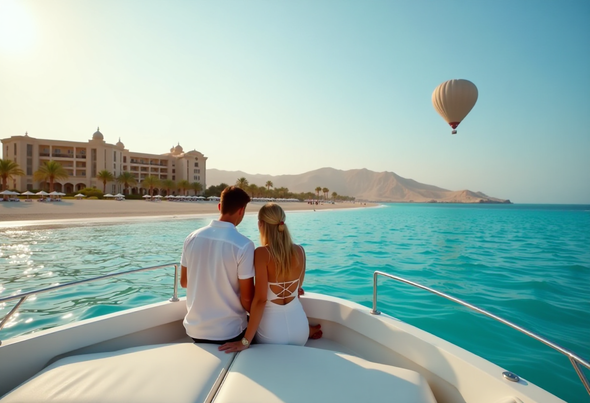 Best excursions in Hurghada for couples enjoying a romantic Red Sea boat trip