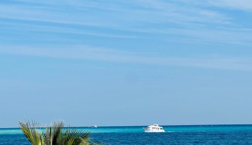 Hurghada travel safety guide with beach and resort views in Egypt
