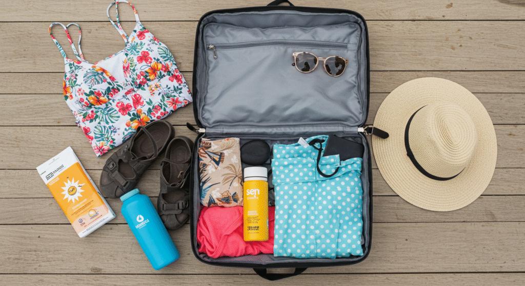 What to pack for Hurghada with beachwear, travel essentials and summer clothing